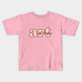 Art is life (red/pink) Kids T-Shirt